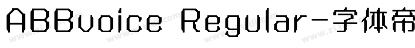 ABBvoice Regular字体转换